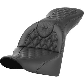 SADDLEMEN Roadsofa™ Seat - without Backrest - Lattice Stitch 818-33-182