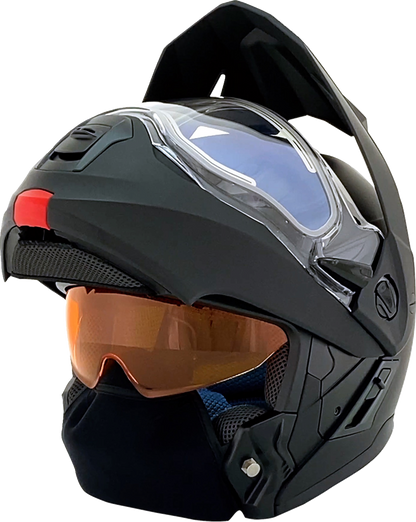 AFX FX-111DS Snow Helmet - Electric - Matte Black - Medium 0120-0800