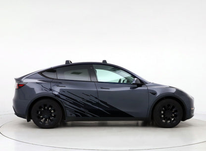 Tesla Graphic Decal. Digital Splash Design. #6793