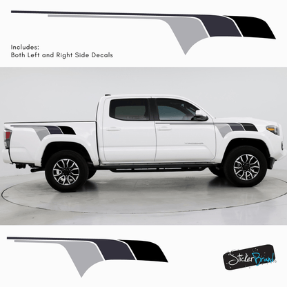 Retro Racing Stripes Fender Decal Sticker. Toyota Tacoma. #6808