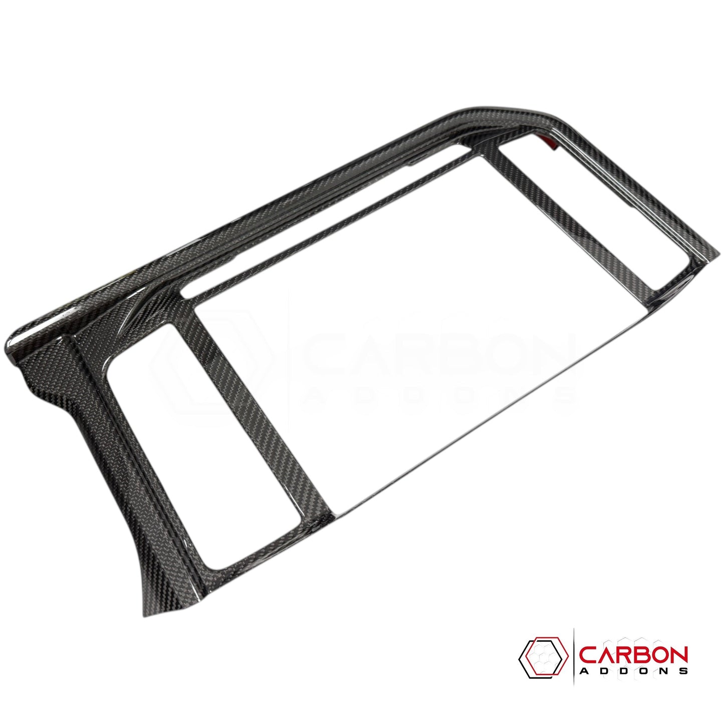 F150 2025+ Raptor/Lariat Radio Infotainment Screen Trim Carbon Fiber Cover