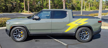 Lightning Bolt Car Decal Sticker. Universal Fit for Tesla / EV's. #6863