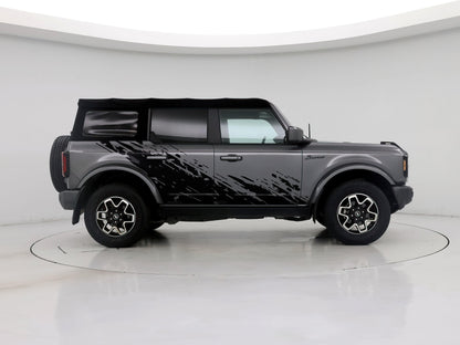 Bronco Mud Splash Side Rocker Panel Car Graphic Sticker. #6896