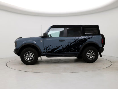 Bronco Mud Splash Side Rocker Panel Car Graphic Sticker. #6896