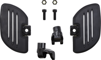 SHOW CHROME Driver Floorboards - Black - Ryker 41-404BK