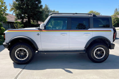 3 Color Stripes Bronco Decal Sticker. #6953