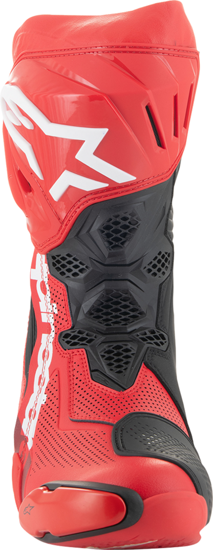ALPINESTARS Supertech R Vented Boots - Red - US 6.5/EU 40 2220121-3029-40
