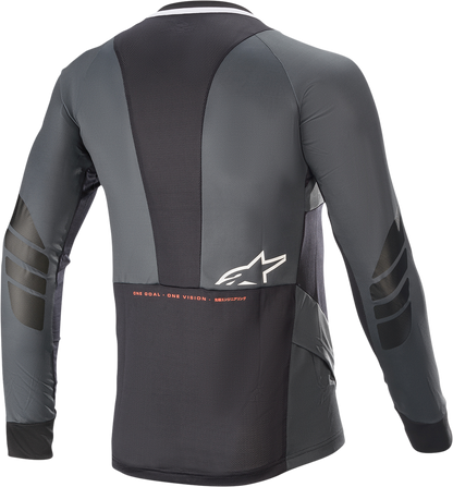 ALPINESTARS Drop 8.0 Long-Sleeve Jersey - Black/Coral - Large 1766921-1793-LG