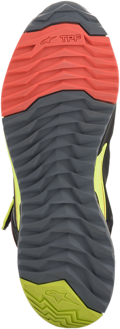 ALPINESTARS CR-X Drystar® Shoes - Black/Red/Yellow Fluorescent - US 9 261182015389