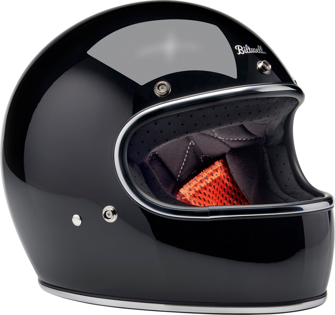 BILTWELL Gringo S Helmet - Gloss Black - Large 1003-101-504