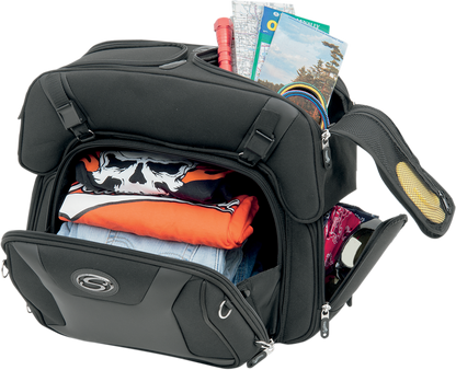 SADDLEMEN FTB2500 Sport Sissy Bar and Combo Bag 3515-0141