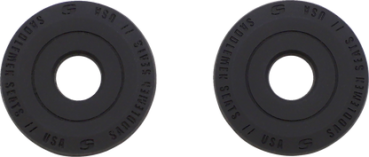 SADDLEMEN Dominator Pillion Pad - Standard Reach - Black w/ Gray Stitching 806-23-0162