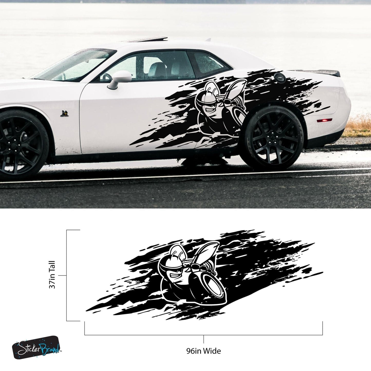 Scat Pack Decal Sticker for Challenger, Charger. #7026-Sup