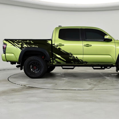 Truck Mud Splash Car Decal Graphic Sticker. Universal Fit for Toyota Tacoma. #6779-Plain