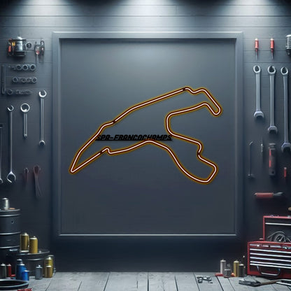 Spa Metal Neon Race Track - MTN0154