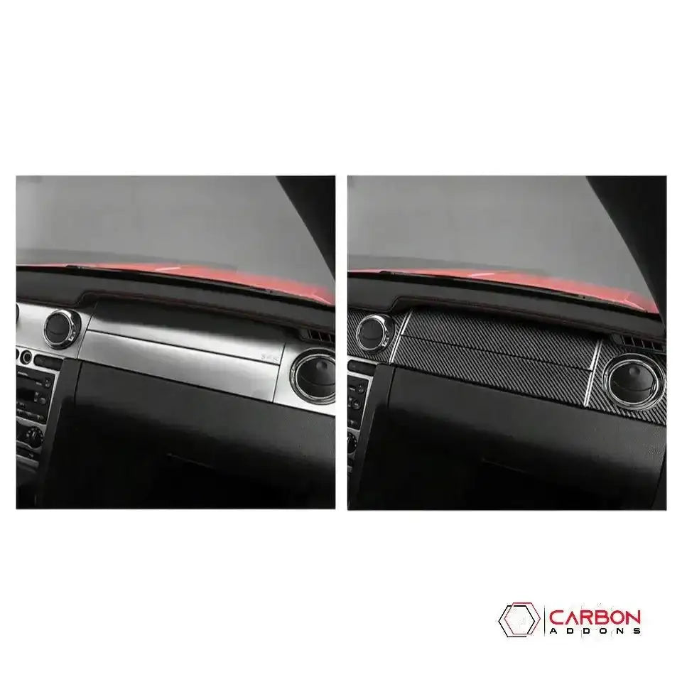 [6pcs] Real Carbon Fiber Dash Overlay Mustang 2005-2009