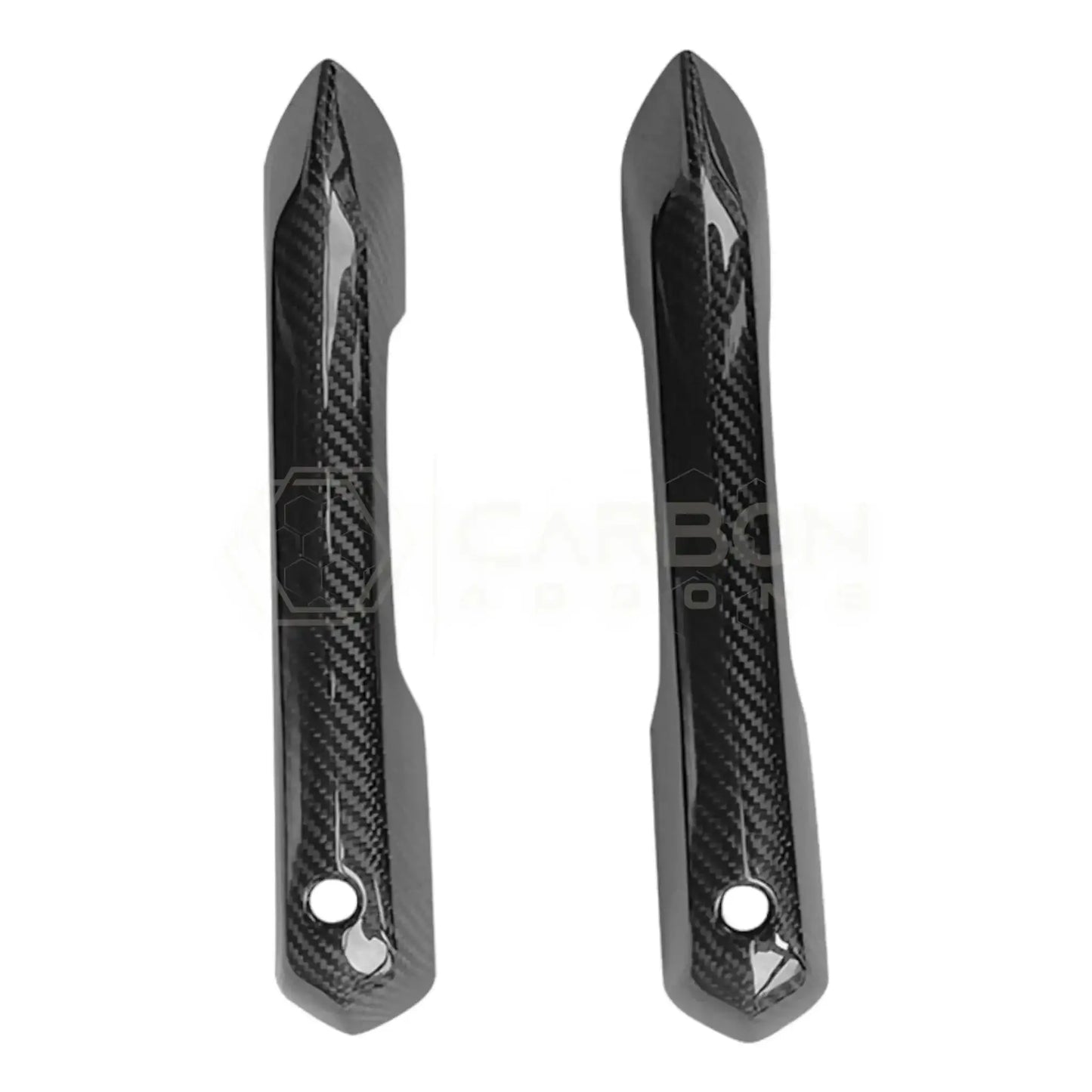 Real Carbon Fiber Exterior Door Handle Covers for 2024+ Ford Mustang