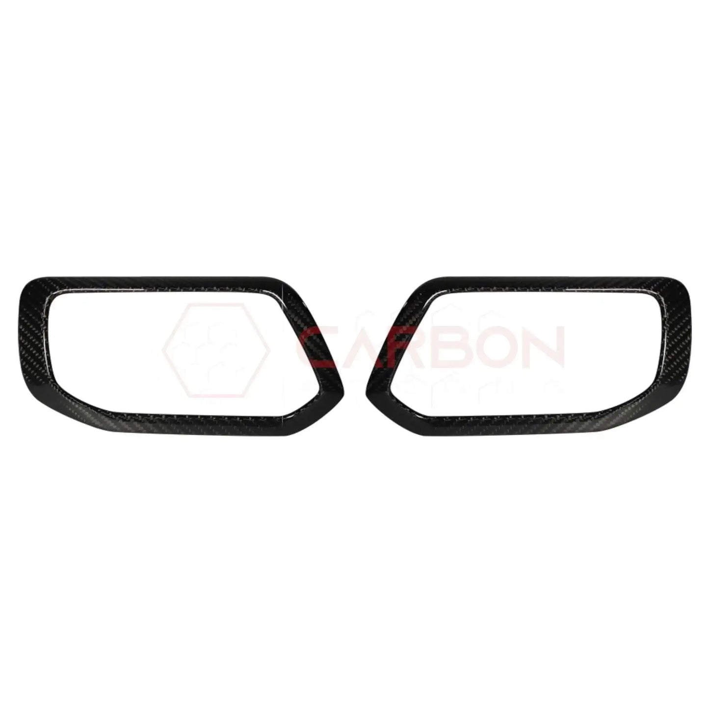 Real Carbon Fiber Interior Door Handle Trim Covers For 2021+ Ford Bronco