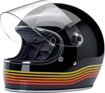 BILTWELL Gringo S Helmet - Gloss Black Spectrum - Medium 1003-536-103
