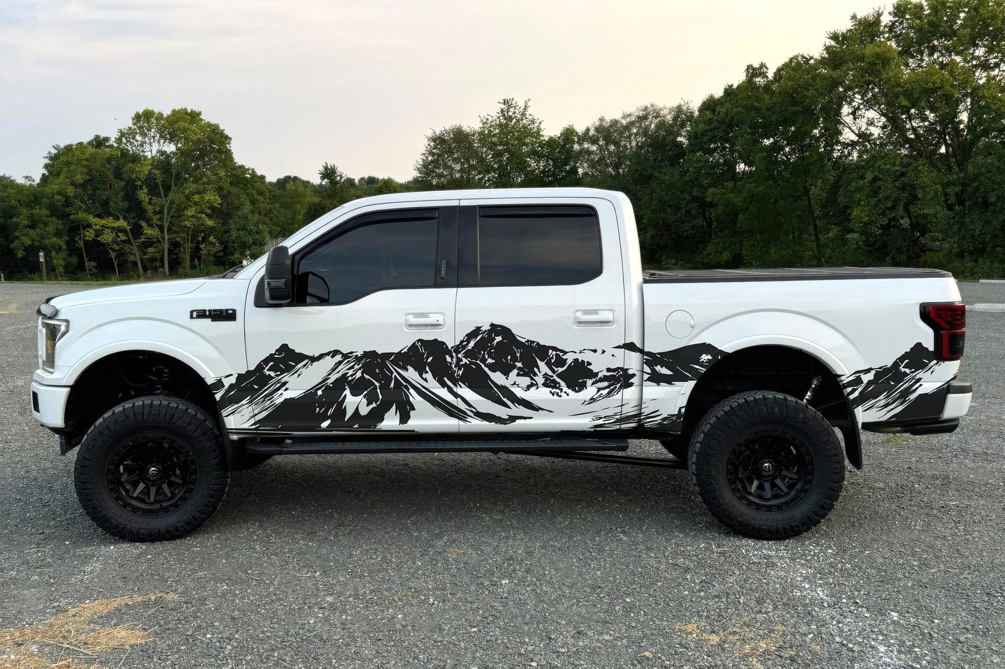 Mountain Truck Graphic Decal. Overland Vinyl Decal. #7085-Sup