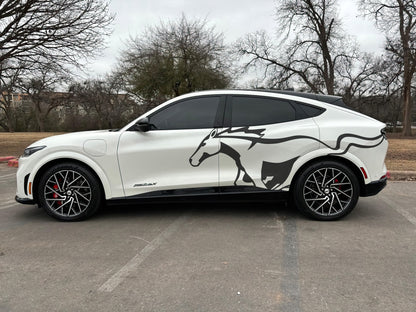 Mustang Horse Graphic Decal for Mustang Car, Mustang Mach-E. #7096-Sup