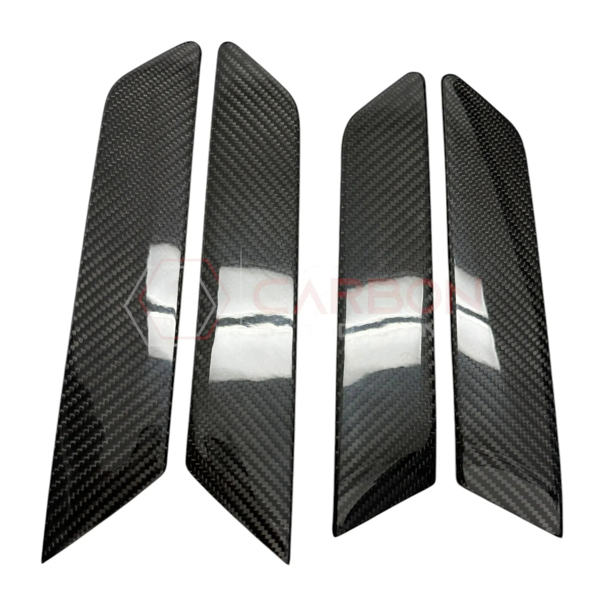 Real Carbon Fiber Interior Door Armrest Handle Trim Covers For 2021+ Ford Bronco