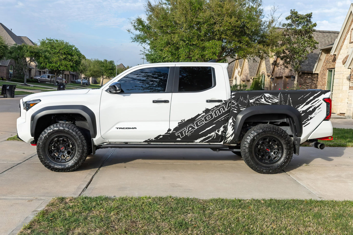 Tacoma Truck Decal Graphic Sticker. Mountain Off-Road Outlander. #7112-Sup