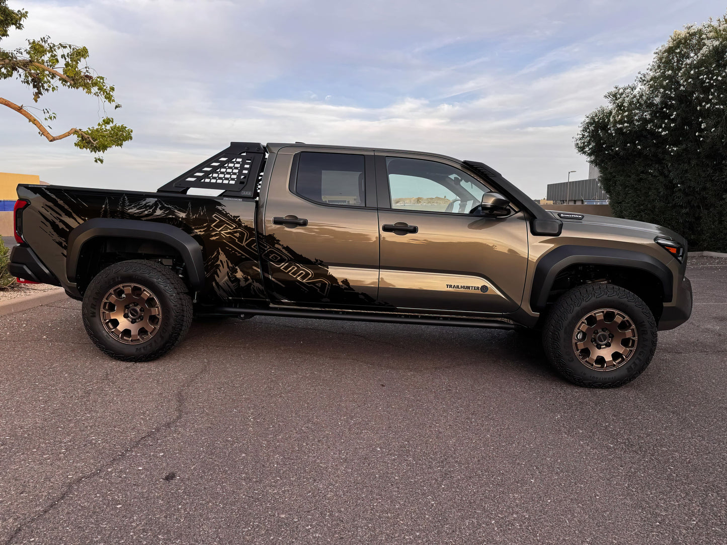 Tacoma Truck Decal Graphic Sticker. Mountain Off-Road Outlander. #7112-Sup