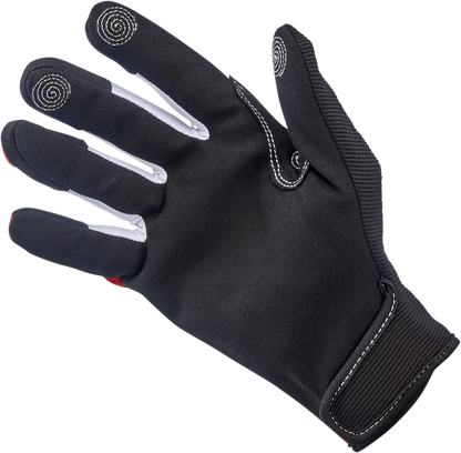 BILTWELL Anza Gloves - Red - Medium 1507-0801-003