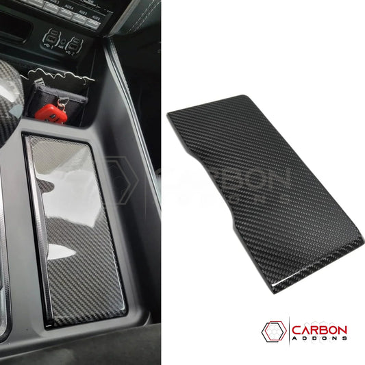 RAM 1500/TRX/RHO 2021+ Cup Holder Cover Hard Carbon Fiber Cover