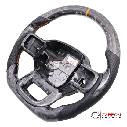 F150 2021-2024 Custom Heated Carbon Fiber Steering Wheel