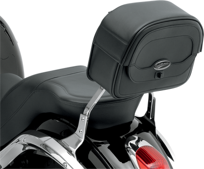 SADDLEMEN Large Cruis'n Sissy Bar Bag - Black 3503-0049