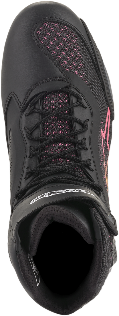 ALPINESTARS Stella Faster-3 Rideknit Shoes - Black/Yellow/Pink - US 7.5 251052014398