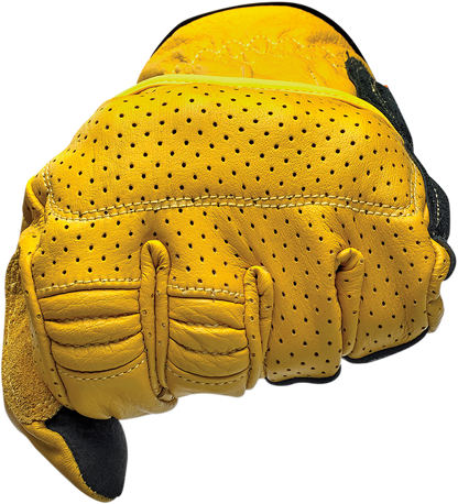 BILTWELL Borrego Gloves - Gold/Black - Medium 1506-0701-303