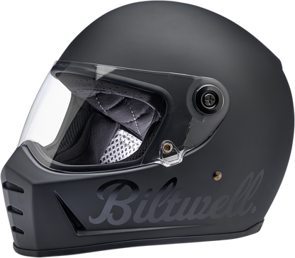 BILTWELL Lane Splitter Helmet - Flat Black Factory - Small 1004-638-102