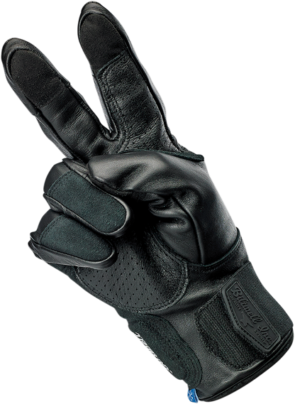 BILTWELL Belden Gloves - Black - Large 1505-0101-304