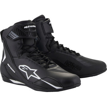 ALPINESTARS Faster-4 Shoes - Black/White - US 7.5 2510425-12-75