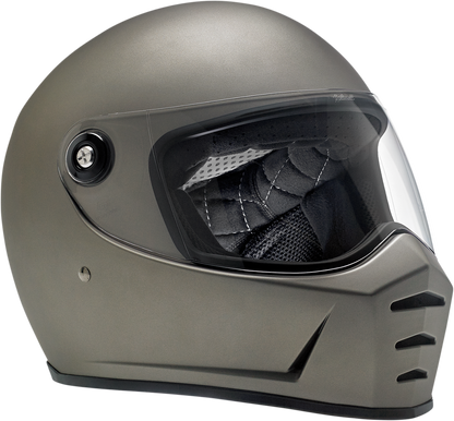 BILTWELL Lane Splitter Helmet - Flat Titanium - XS 1004-803-101