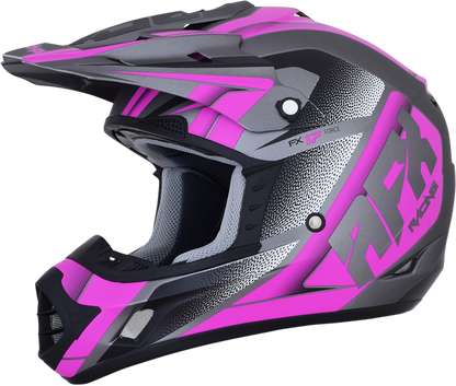 AFX FX-17 Helmet - Force - Frost Gray/Fuchsia - Medium 0110-5210