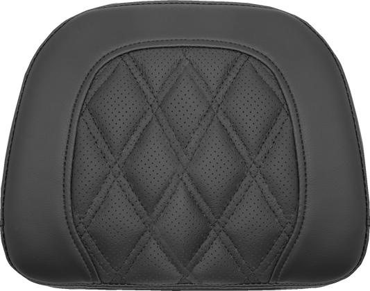 SADDLEMEN Roadsofa Sissy Bar Pad - Black - Lattice Stitch - Indian '14-'22 61144