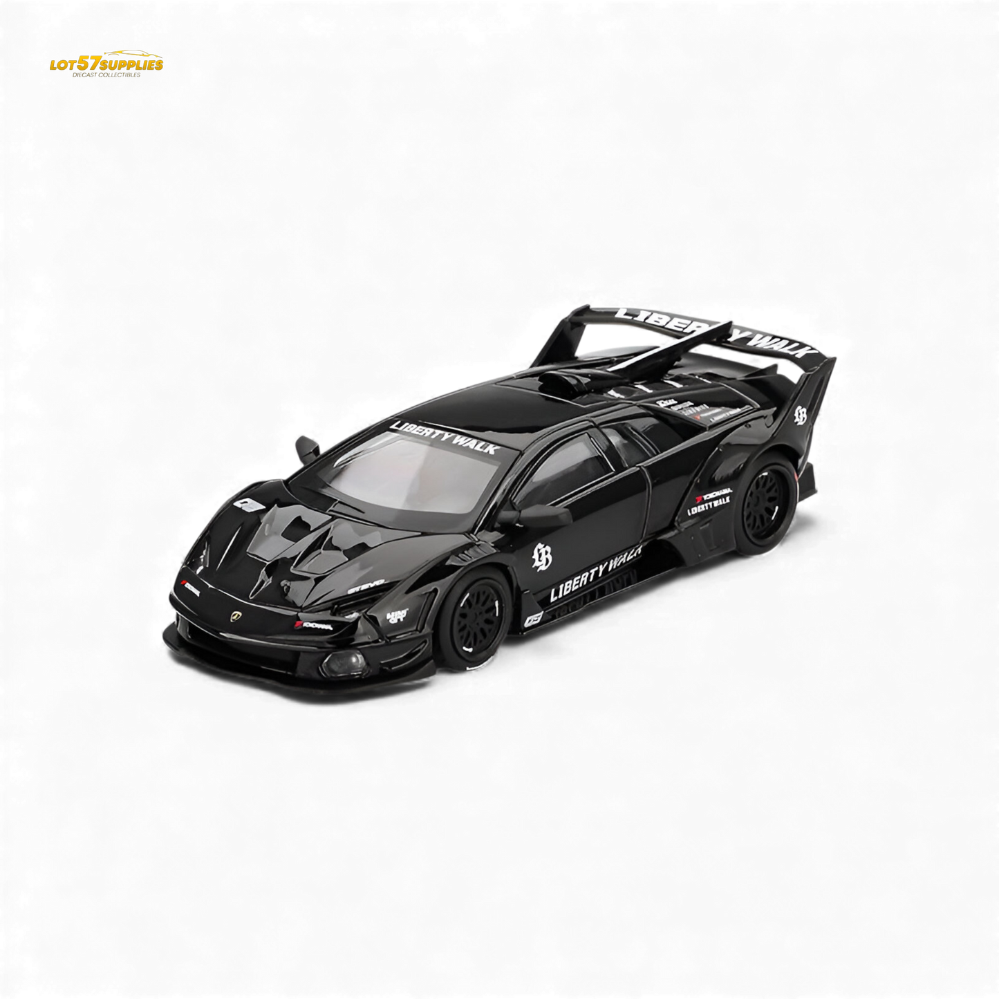 (Pre-Order) Mini GT Lamborghini Murcielago GT Evo Black 1:64