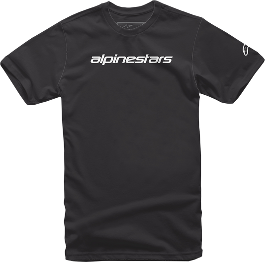 ALPINESTARS Linear Wordmark T-Shirt - Black/Gray - Large 1212-720201011L