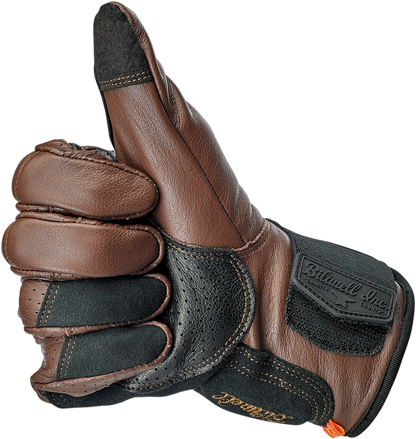 BILTWELL Borrego Gloves - Chocolate/Black - XS 1506-0201-301