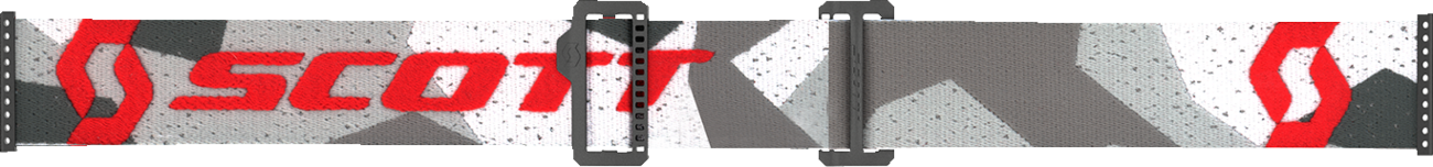 SCOTT Primal Sand Dust Goggle - Camo White/Red - Dark Gray 278600-7434053