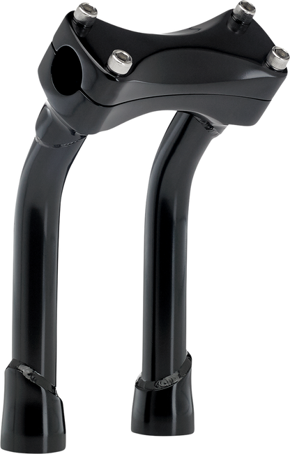 BILTWELL Risers - Murdock - Oversized - Pullback - 8" - Black 6414-201-08