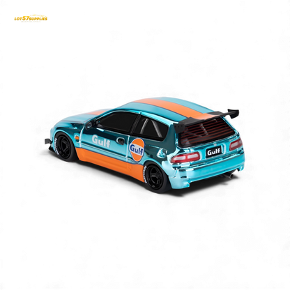 (Pre-Order) ET Model Pandem Civic EG6 Mk5 Rocket Bunny - Gulf 1:64