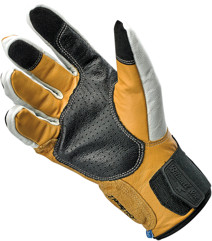 BILTWELL Belden Gloves - Cement - Small 1505-0409-302