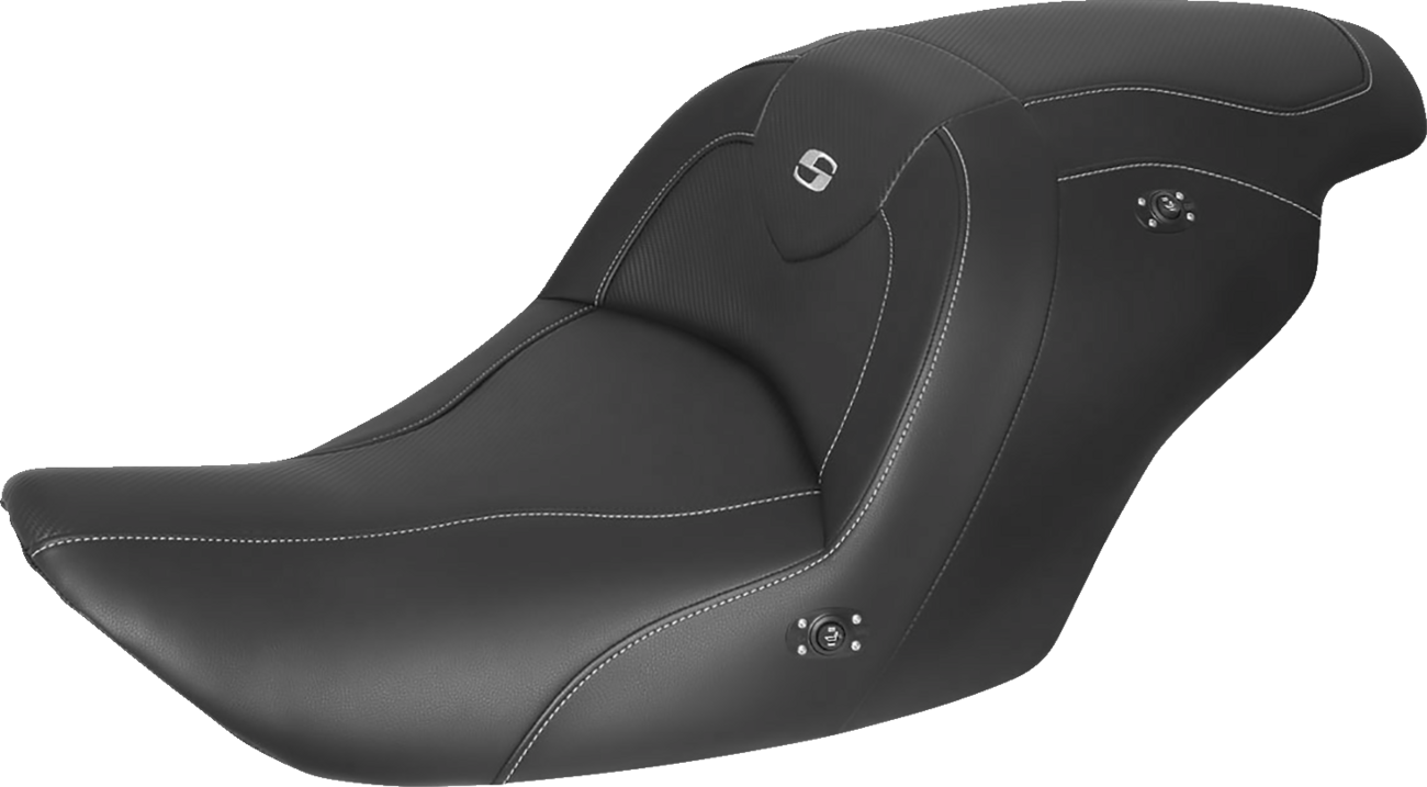 SADDLEMEN Roadsofa Carbon Fiber Heated Seat - Black - without Backrest - GL1800 '14-'17 H23-20-185HCT