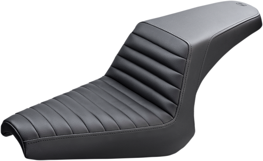 SADDLEMEN Step Up Seat - Front Tuck-n-Roll - Black Y13-16-171