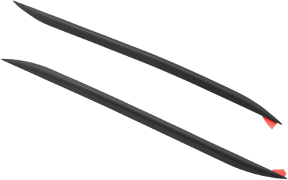 SHOW CHROME Fender Side Accent - Black - Front 52-941BK